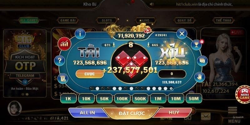 Những luật chơi game tài xỉu