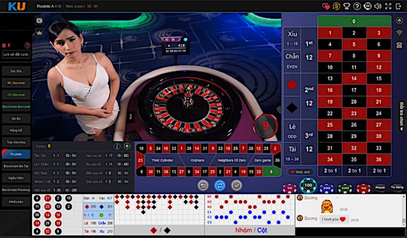 Phiên bản Roulette kubet11 chất lượng cao